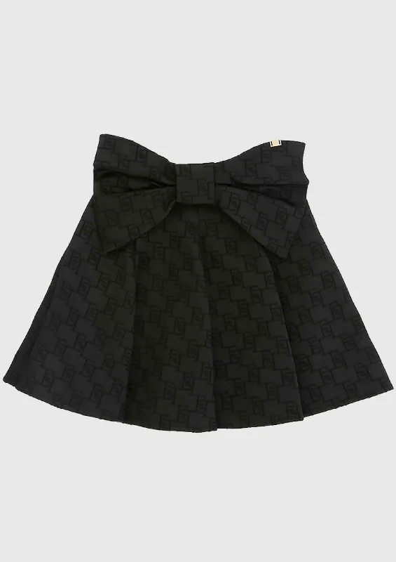 Hospital model toys for medical - role - playing Elisabetta Franchi Jacquard Satin Skirt with Oversized Bow Hospital model toys for medical - role - playing Elisabetta Franchi Jacquard Satin Skirt with Oversized Bow
