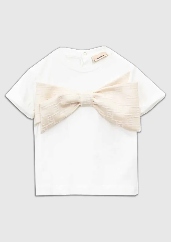 Fishing - village model toys for fishing - industry simulation Elisabetta Franchi White Bow T-shirt Fishing - village model toys for fishing - industry simulation Elisabetta Franchi White Bow T-shirt