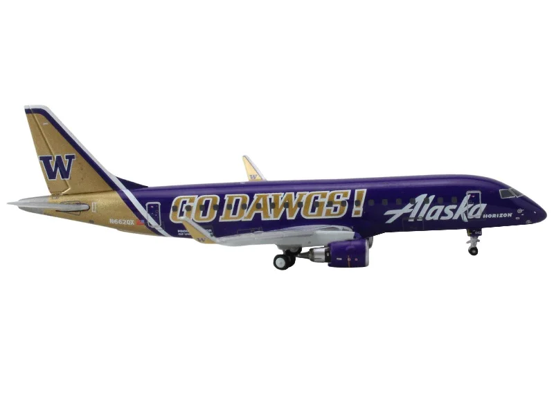 Power - plant model toys for energy - concept learning Embraer ERJ-175 Commercial Aircraft "Alaska Airlines - Horizon Air - University of Washington Huskies" (N662QX) Purple with Gold Tail 1/400 Diecast Model Airplane by GeminiJets Power - plant model toys for energy - concept learning Embraer ERJ-175 Commercial Aircraft "Alaska Airlines - Horizon Air - University of Washington Huskies" (N662QX) Purple with Gold Tail 1/400 Diecast Model Airplane by GeminiJets