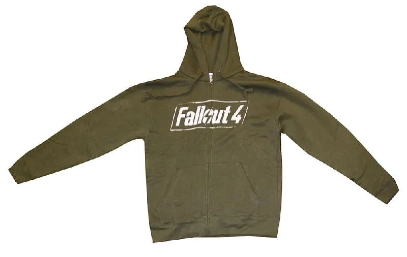 Video games with DLC content details​ Fallout 4 Logo Adult Hoodie