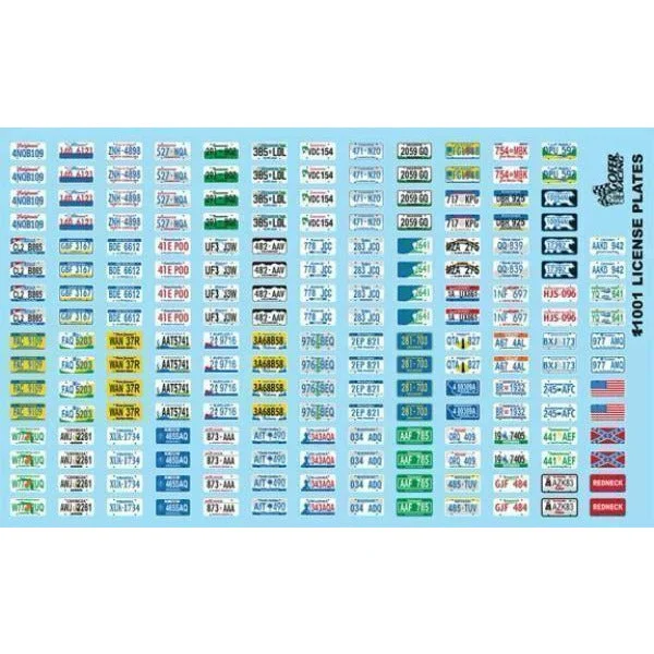 Space - station model toys for long - term - space - stay scenarios Gofer Racing 1/24-1/25 License Plate Decals Space - station model toys for long - term - space - stay scenarios Gofer Racing 1/24-1/25 License Plate Decals