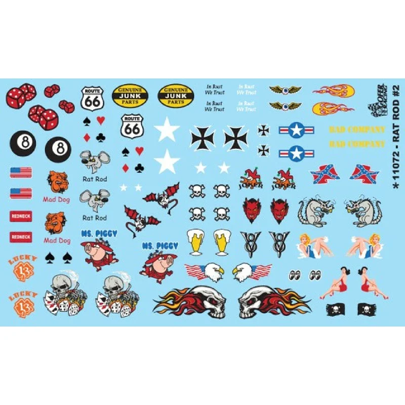 Theater model toys for drama and performance play Gofer Racing 1/24-1/25 Rat Rod Graphics #2 Theater model toys for drama and performance play Gofer Racing 1/24-1/25 Rat Rod Graphics #2