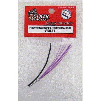 Gothic - style model toys for a spooky atmosphere Gofer Racing 1/24-1/25 Scale Violet Prewired Distributor w/Aluminum Plug Boot Gothic - style model toys for a spooky atmosphere Gofer Racing 1/24-1/25 Scale Violet Prewired Distributor w/Aluminum Plug Boot