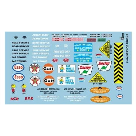 Construction vehicle model toys for toddlers to explore engineering concepts Gofer Racing 1/24 / 1/25 Service Truck Waterslide Decal Sheet Construction vehicle model toys for toddlers to explore engineering concepts Gofer Racing 1/24 / 1/25 Service Truck Waterslide Decal Sheet