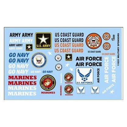 Office building model toys for business - themed play Gofer Racing 1/25 Scale 1/25 "ARMED SERVICES" Decal Sheet Office building model toys for business - themed play Gofer Racing 1/25 Scale 1/25 "ARMED SERVICES" Decal Sheet