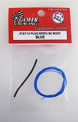 Construction - site model toys with workers and equipment Gofer Racing Plug Wires with Boot - Blue Construction - site model toys with workers and equipment Gofer Racing Plug Wires with Boot - Blue