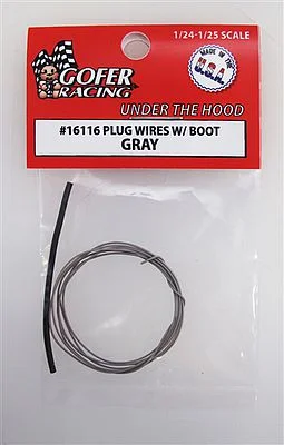 Fishing - village model toys for fishing - industry simulation GR PLUG WIRES W/BOOT GRAY Fishing - village model toys for fishing - industry simulation GR PLUG WIRES W/BOOT GRAY