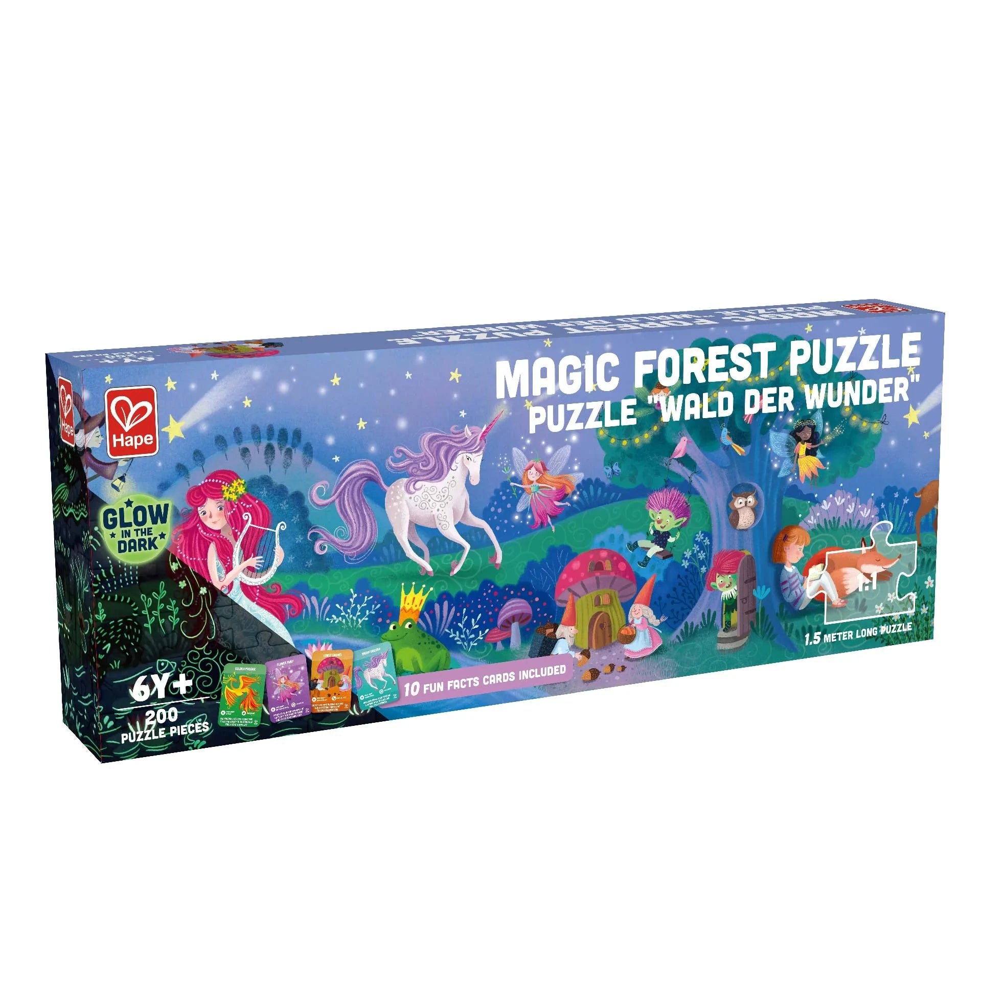 Educational toys for teaching aerospace engineering​ Hape 200pc Magic Forest Puzzle Glow in the Dark 1.5m