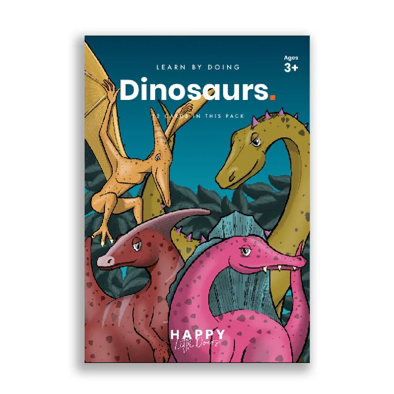 Educational toys for teaching music theory​ Happy Little Doers Learn Dinosaur Flashcards