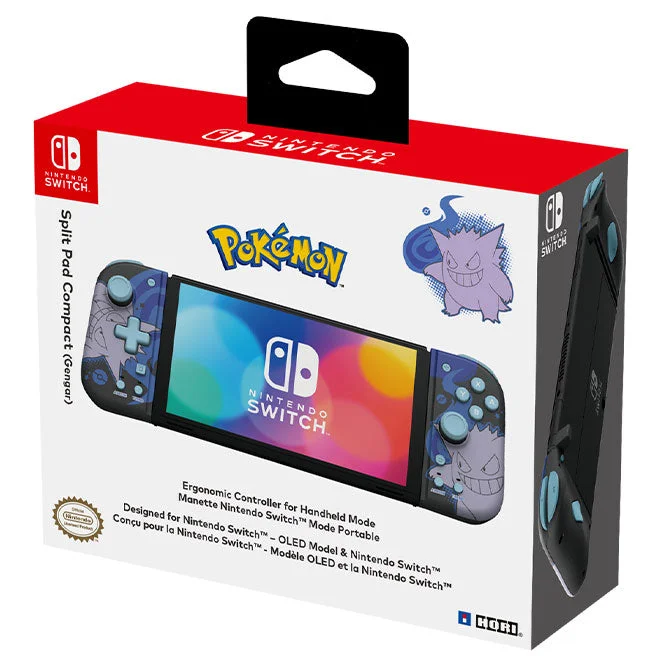 Video games with PvP arenas​ Hori - Split Pad Compact - Gengar - Nintendo Switch