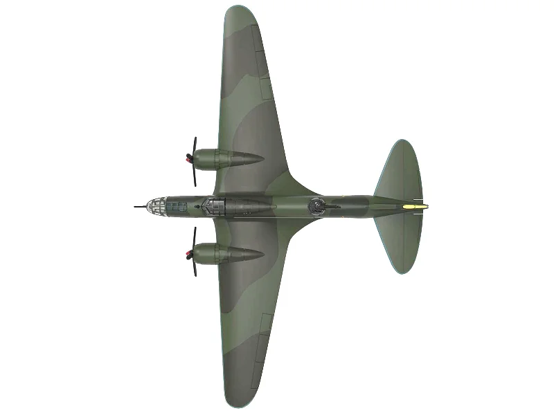 Time - machine model toys for science - fiction - inspired play Ilyushin IL-4 Bomber Aircraft "Soviet Baltic Fleet Guards Regiment" (1942) "Planes of World War II" Series 1/144 Diecast Model Airplane by Luppa Time - machine model toys for science - fiction - inspired play Ilyushin IL-4 Bomber Aircraft "Soviet Baltic Fleet Guards Regiment" (1942) "Planes of World War II" Series 1/144 Diecast Model Airplane by Luppa