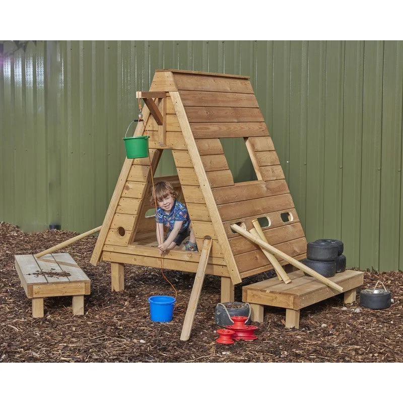 Solar - powered outdoor toys for eco - friendly play​ Interactive Stem Shelter