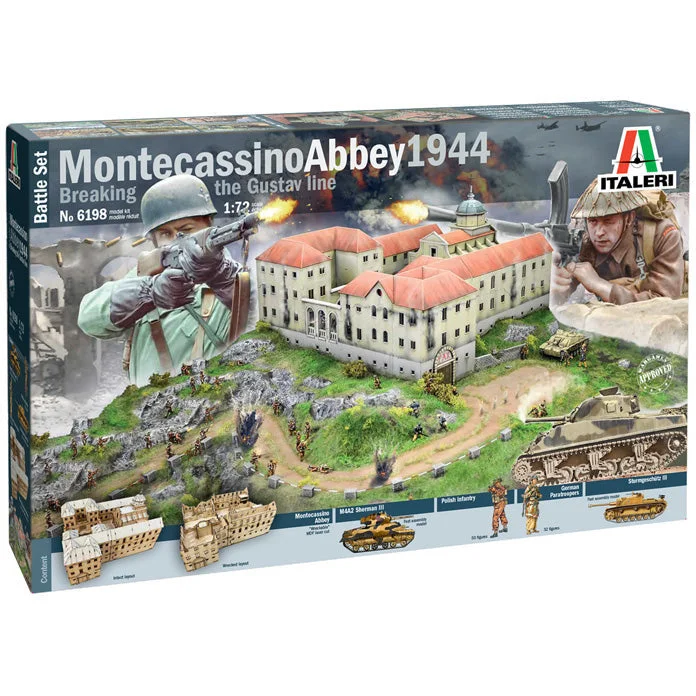 Lighthouse model toys for coastal - themed displays Italeri Montecassino Abbey 1944 Breaking the Gustav Line - BATTLE SET Lighthouse model toys for coastal - themed displays Italeri Montecassino Abbey 1944 Breaking the Gustav Line - BATTLE SET