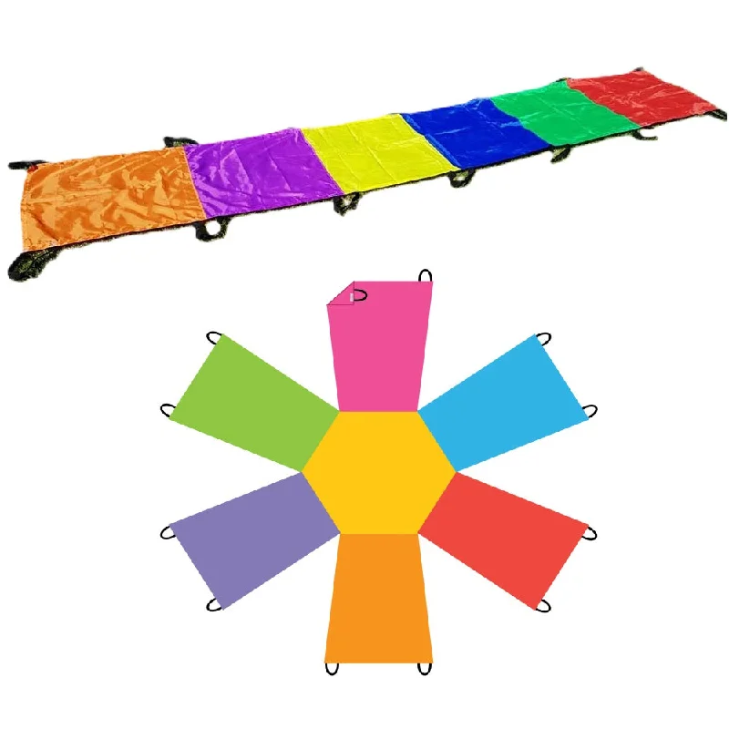 Outdoor toys for dogs to enhance their exercise Junior Sunflower Parachute and Junior Rainbow Wave Twin Pack Outdoor toys for dogs to enhance their exercise Junior Sunflower Parachute and Junior Rainbow Wave Twin Pack