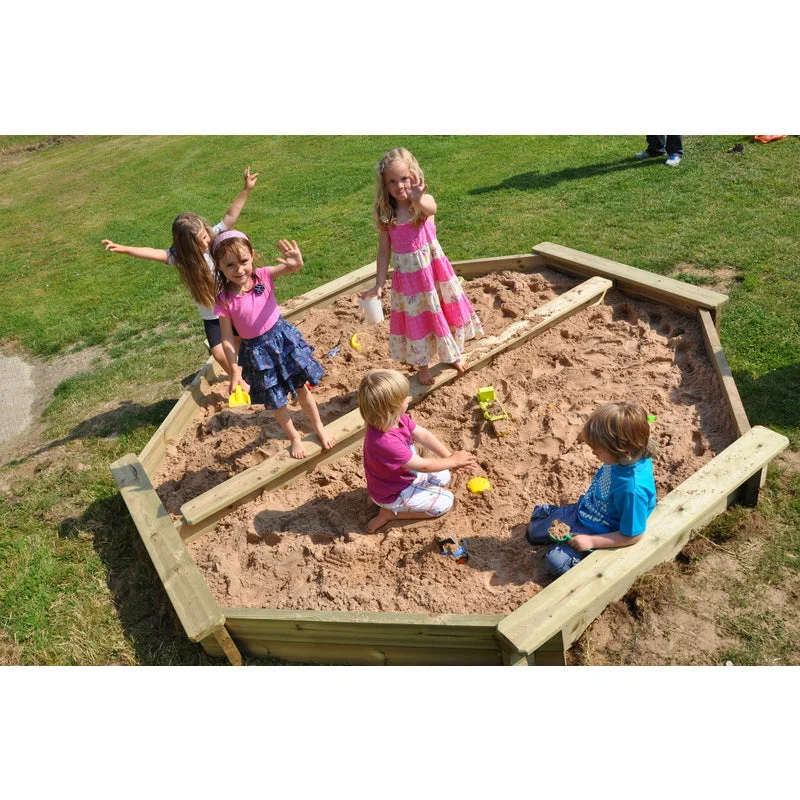 Outdoor toys for autistic children to improve social skills​ Large Octagon Sandpit