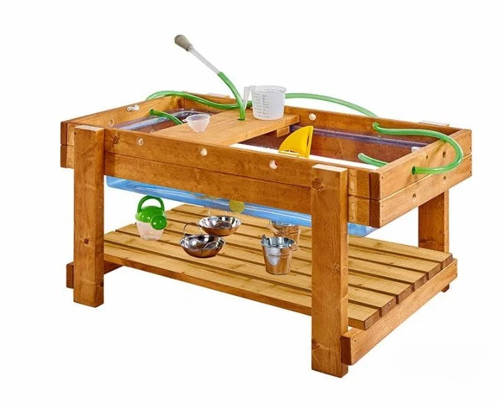 Outdoor toys for Labor Day like work - themed building sets​ Water and Sand Play Station Large Tray With Stand