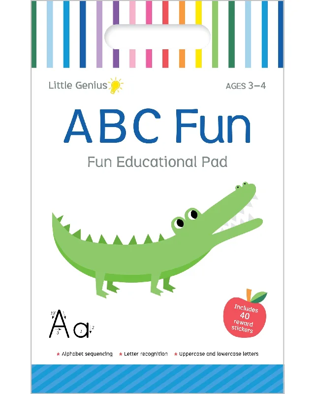 Educational toys for promoting social skills in kids​ Little Genius Vol 2 Small Activity Pad ABC Fun