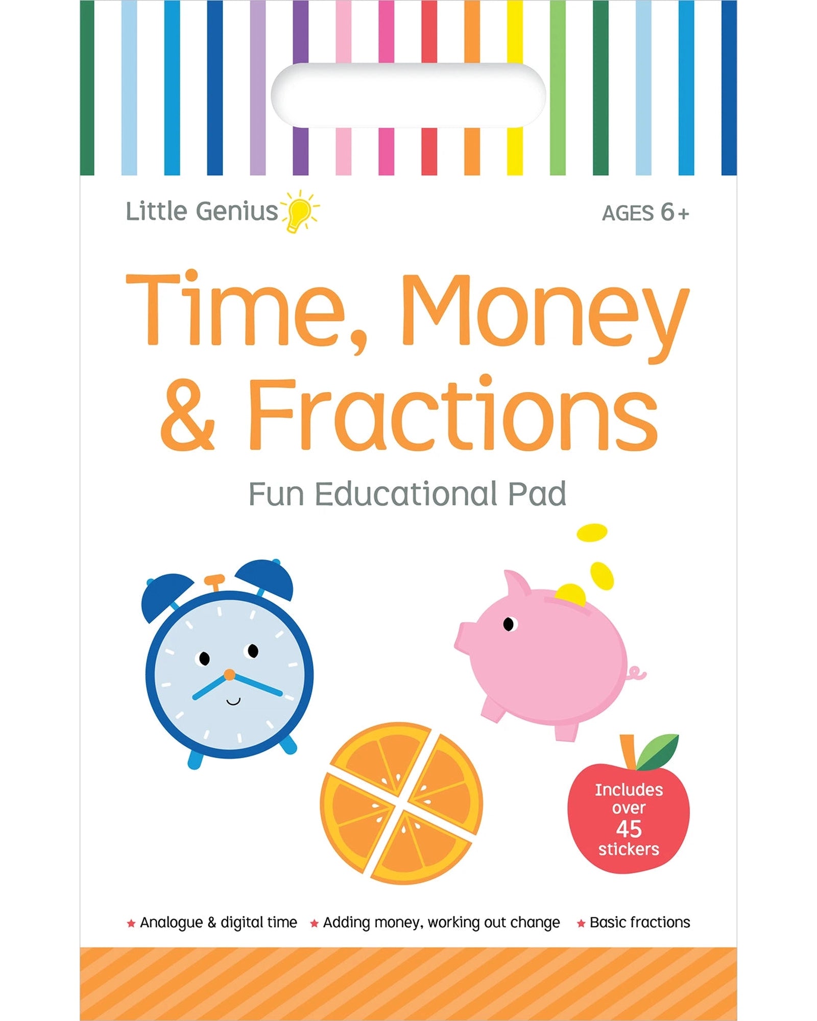 Science experiment educational toys for elementary school kids Little Genius Vol 2 Small Activity Pad Time Money and Fractions Science experiment educational toys for elementary school kids Little Genius Vol 2 Small Activity Pad Time Money and Fractions