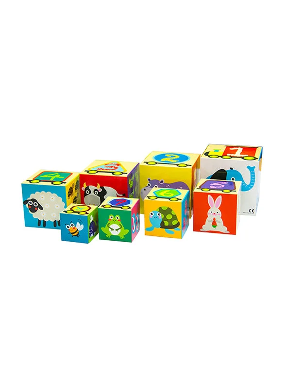 Memory - training educational toys for kids​ Little Hero Educational Blocks Multicolour - 8 Pieces