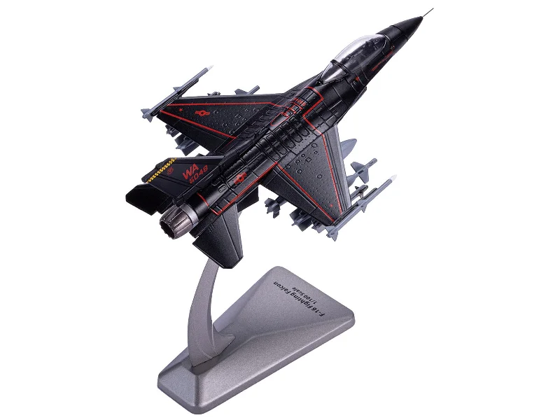 Superhero - lair model toys for comic - book fans Lockheed F-16 Fighting Falcon Fighter Aircraft "Wraith 64th Aggressor Squadron Nellis AFB" (2020) United States Air Force "Collector Series" 1/100 Diecast Model by Air Force 1 Superhero - lair model toys for comic - book fans Lockheed F-16 Fighting Falcon Fighter Aircraft "Wraith 64th Aggressor Squadron Nellis AFB" (2020) United States Air Force "Collector Series" 1/100 Diecast Model by Air Force 1