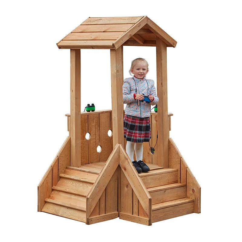 Outdoor toys for Pride Month like rainbow - colored outdoor balls Wooden Playground Lookout Tower Outdoor toys for Pride Month like rainbow - colored outdoor balls Wooden Playground Lookout Tower