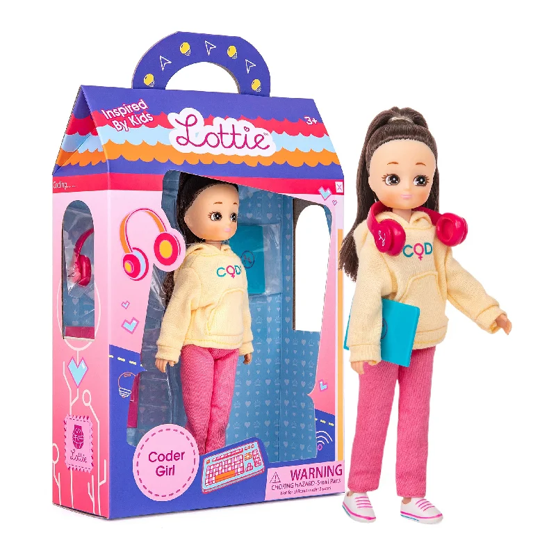 Educational toys with coding concepts for older kids​ STEM Doll | Lottie Coder Girl