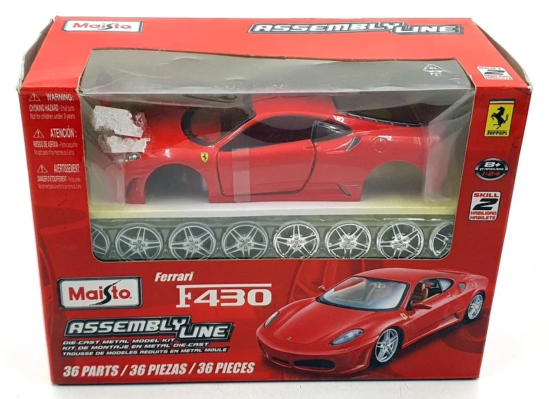 High - speed trains for long - distance travel Maisto 1/24 Scale Diecast Kit 39259 - Ferrari F430 - Red High - speed trains for long - distance travel Maisto 1/24 Scale Diecast Kit 39259 - Ferrari F430 - Red