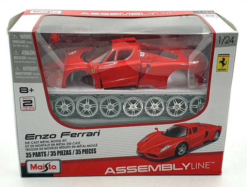 Vehicle safety features for protecting passengers Maisto 1/24 Scale Diecast Kit 39964 - Ferrari Enzo - Red Vehicle safety features for protecting passengers Maisto 1/24 Scale Diecast Kit 39964 - Ferrari Enzo - Red