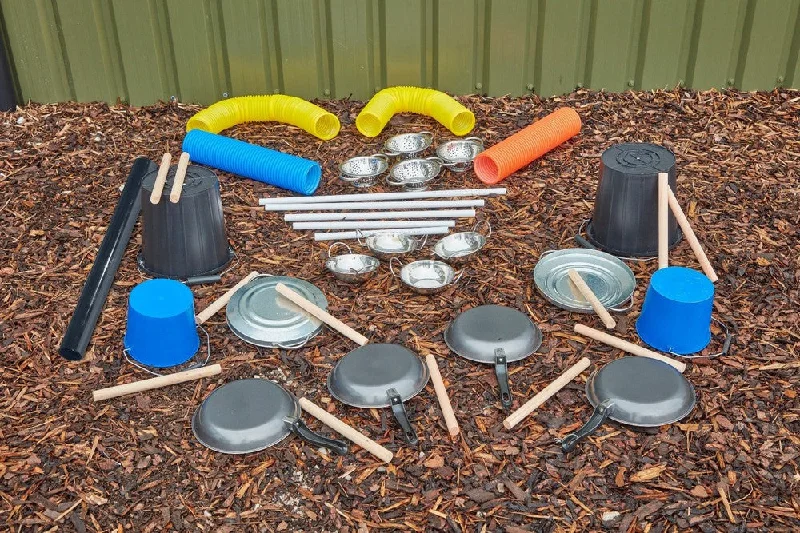 Outdoor toys for kindergartens to support development​ Massive Junk Music Kit