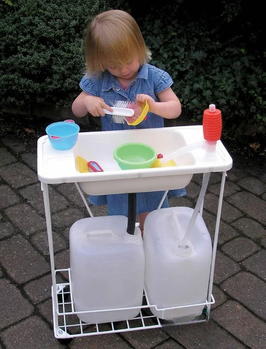 Outdoor toys for Earth Day like recycling - themed play sets​ Mobile Sink Unit
