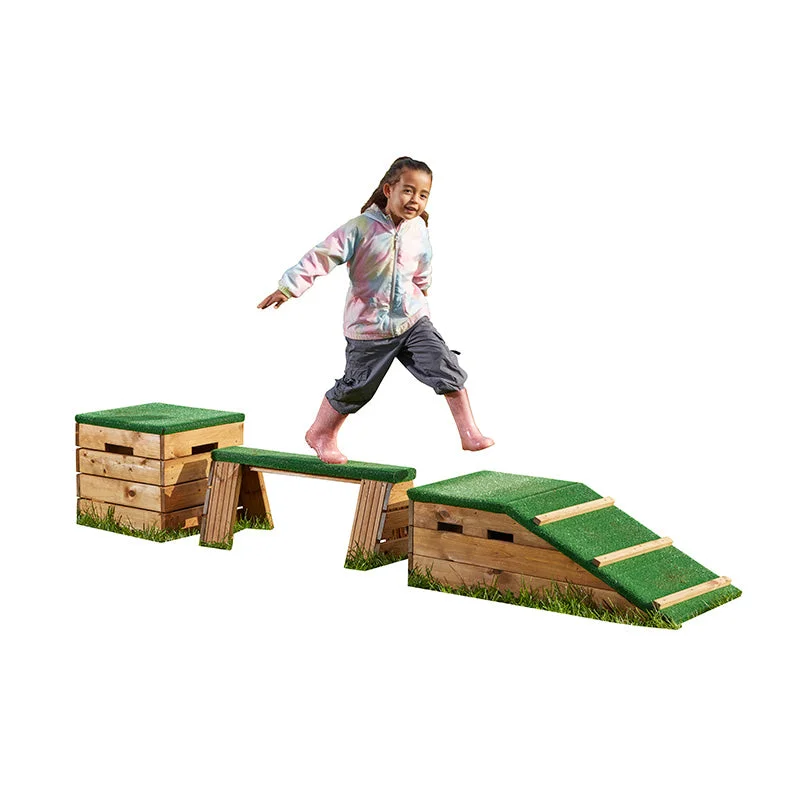 Outdoor toys for Women's History Month like female - hero - inspired playthings Move & Make Meadow Course Set 3 Outdoor toys for Women's History Month like female - hero - inspired playthings Move & Make Meadow Course Set 3
