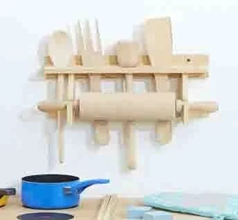 Outdoor toys for urban areas with limited space​ Mudpie Kitchen Tool Set (6Pk)