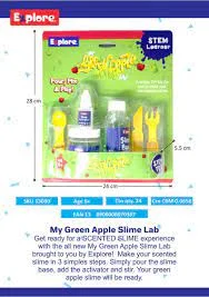 Educational toys for teaching cryptocurrency basics​ My Green Apple Slime Lab