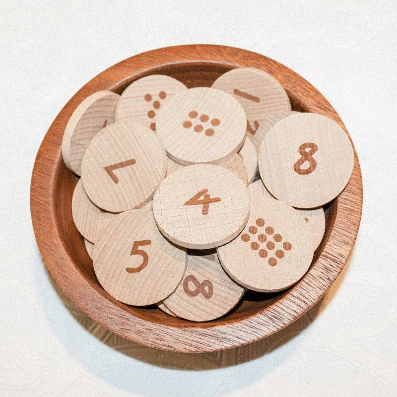 Educational toys for teaching video - making skills​ Number Counting and Subitising Discs 1 - 20