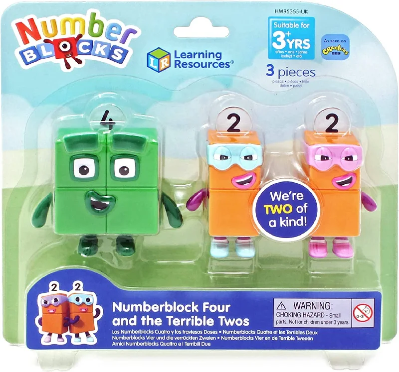 Art - based educational toys to boost creativity Numberblock Four and The Terrible Twos by Learning Resources - Ages 3 Years+ Art - based educational toys to boost creativity Numberblock Four and The Terrible Twos by Learning Resources - Ages 3 Years+
