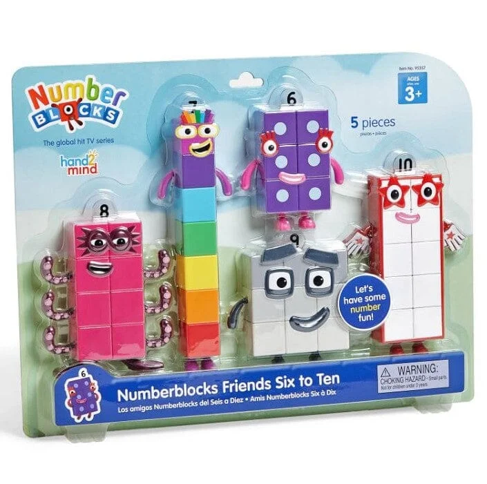 Educational toys for teaching meteorology concepts Numberblocks Friends Six to Ten By Learning Resources - Ages 3+ Educational toys for teaching meteorology concepts Numberblocks Friends Six to Ten By Learning Resources - Ages 3+