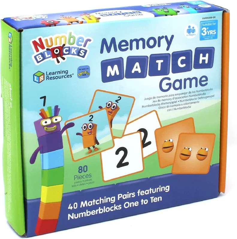 Educational toys for teaching genetic engineering concepts​ Numberblocks Memory Match Game by Learning Resources - Ages 3 Years+