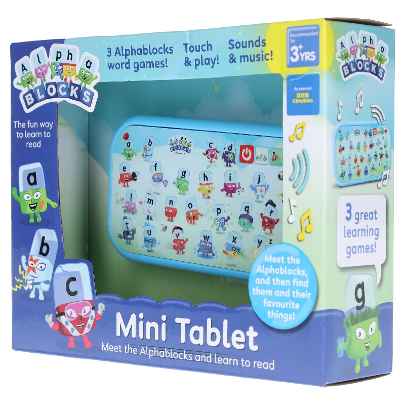 Educational toys for teaching music theory​ Alphablocks Mini Tablet Toy: The Fun Way To Learn to Read - Ages 3+ - Educational Toy