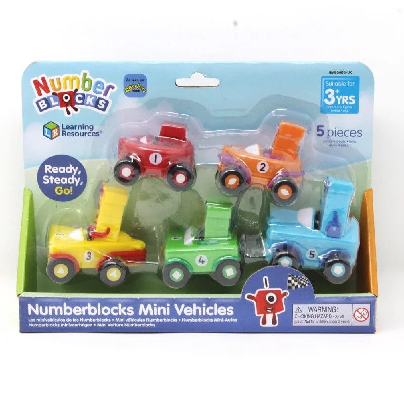 STEM educational toys for hands - on learning​ Numberblocks Mini Vehicles Set By Learning Resources - Ages 3+