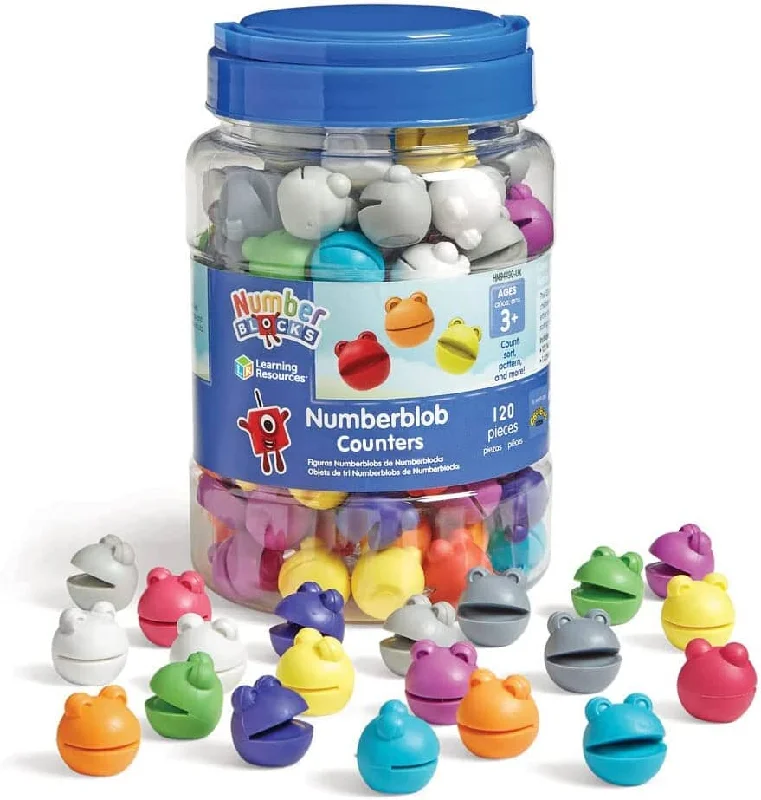 Educational toys for teaching e - commerce basics​ Numberblocks Numberblob Counters Set by Learning Resources - Ages 3 Years+