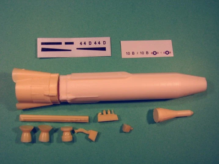 Steampunk - themed model toys for unique aesthetics​ NW043 - New Ware 1/144 resin kit Atlas D ICBM 1st US operational