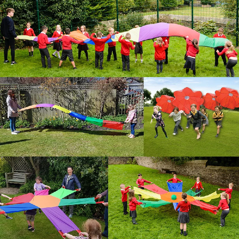 Musical outdoor toys to stimulate the senses​ Parachute Activites Kit