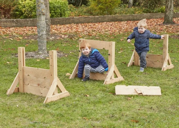 Outdoor toys for autistic children to improve social skills Phil's Clambering Walls (3Pk) Outdoor toys for autistic children to improve social skills Phil's Clambering Walls (3Pk)