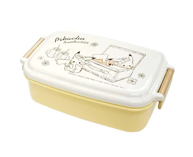 Video games with limited - time offers​ Pikachu Number 025 Single Tier Lunch Box