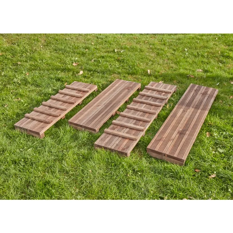 Large - sized outdoor toys for group activities​ Plank Ladder Set (4Pk)