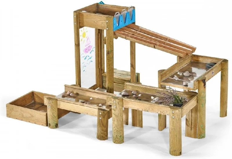 Outdoor toys for babysitters to engage kids​ Plum® Discovery Forest Water Run