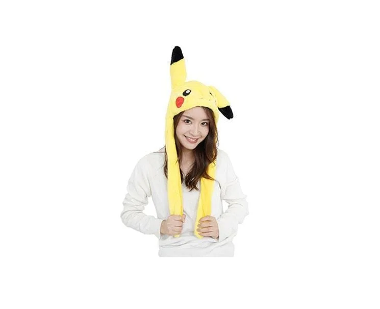 Video games with speedrun records​ Pokemon Pikachu Moveable Kigurumi Cap