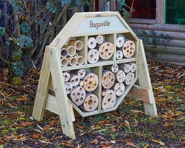 Outdoor toys for treehouse play like climbing ropes​ Pre Drilled Logs For Bug Homes (30Pk)