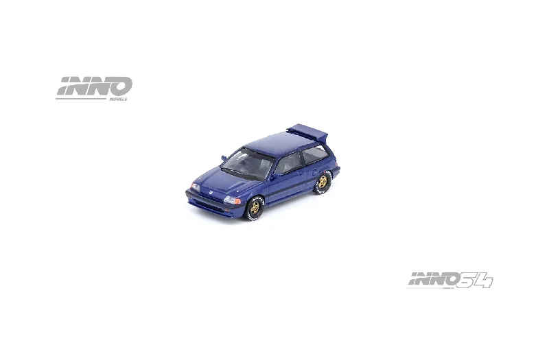 Library model toys for reading - themed setups INNO64 1:64 Honda Civic Si E-AT in Dark Blue Library model toys for reading - themed setups INNO64 1:64 Honda Civic Si E-AT in Dark Blue