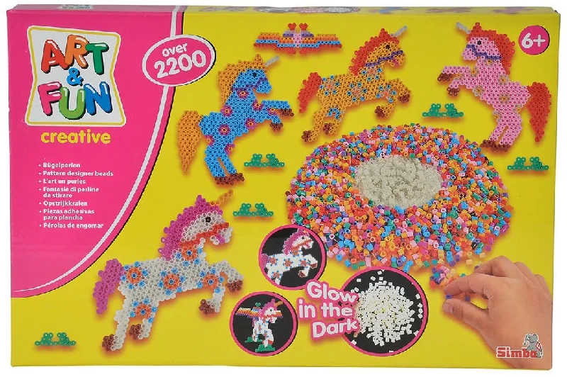Educational toys for teaching logic and reasoning​ SIMBA - ART & FUN IRONING BEADS UNICORN